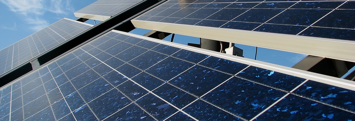 Bild einer Solaranlage